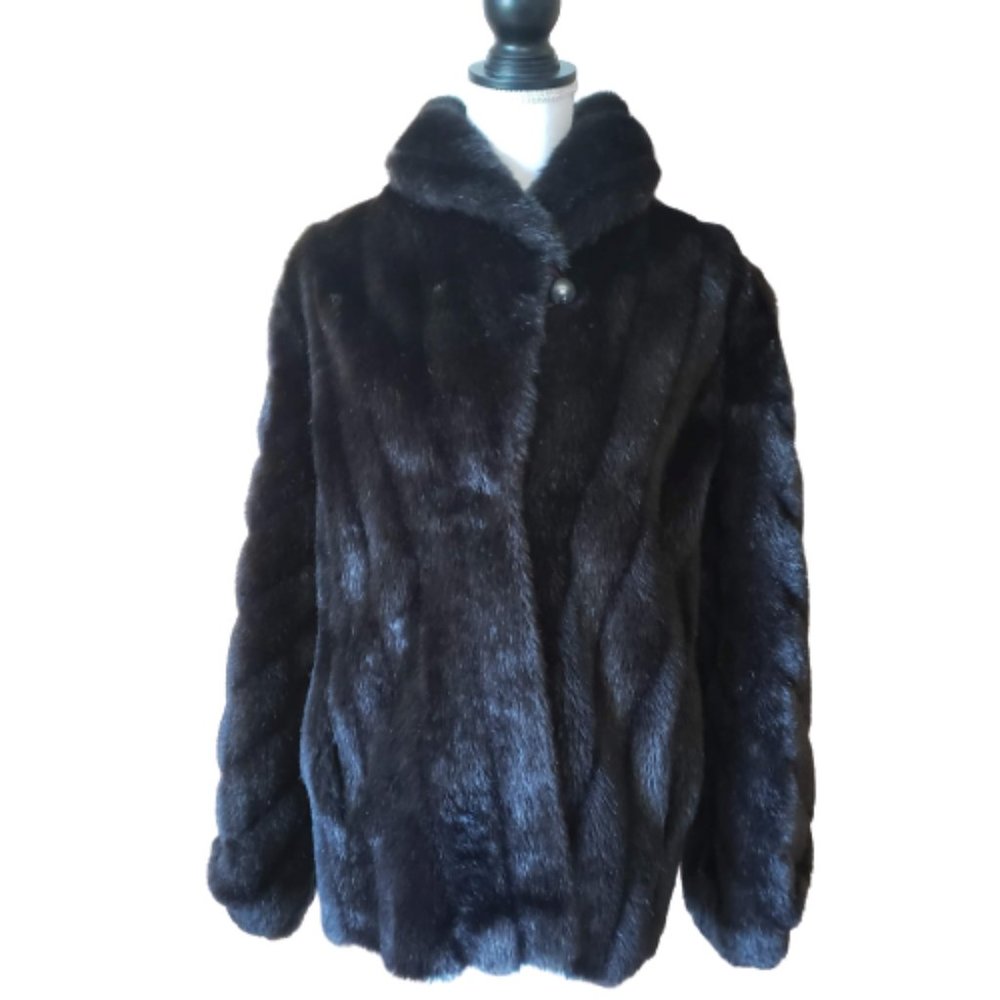 Monterey Fashions Faux Fur Coat